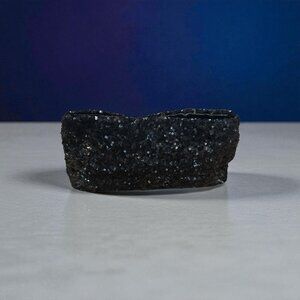 Victorias Secret Black Sequin Clutch Bag With Snap Closure 10.5" X 5" Evening Ac